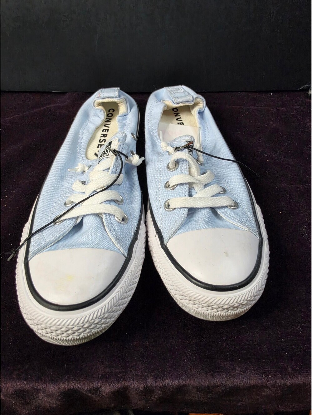 Converse All Star Light Blue Slip-On Sneakers